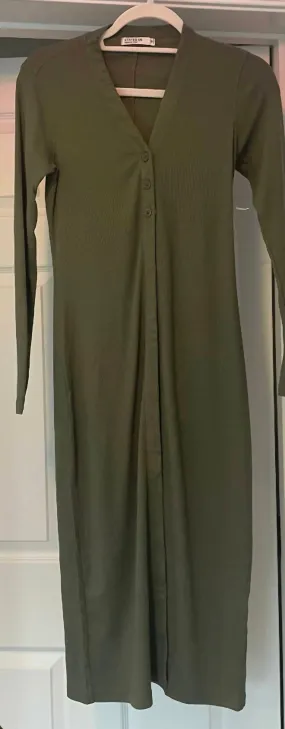 2x1 Rib Long Sleeve Layered Cardigan (NOT BLUE)