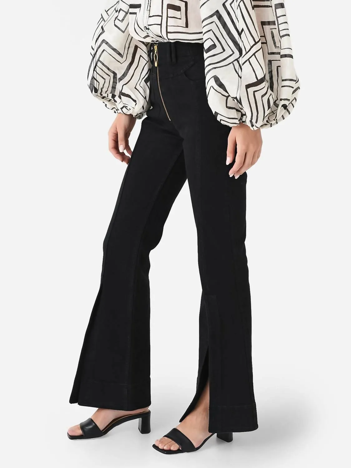 Aje. - Lola Denim Wide Leg Jean