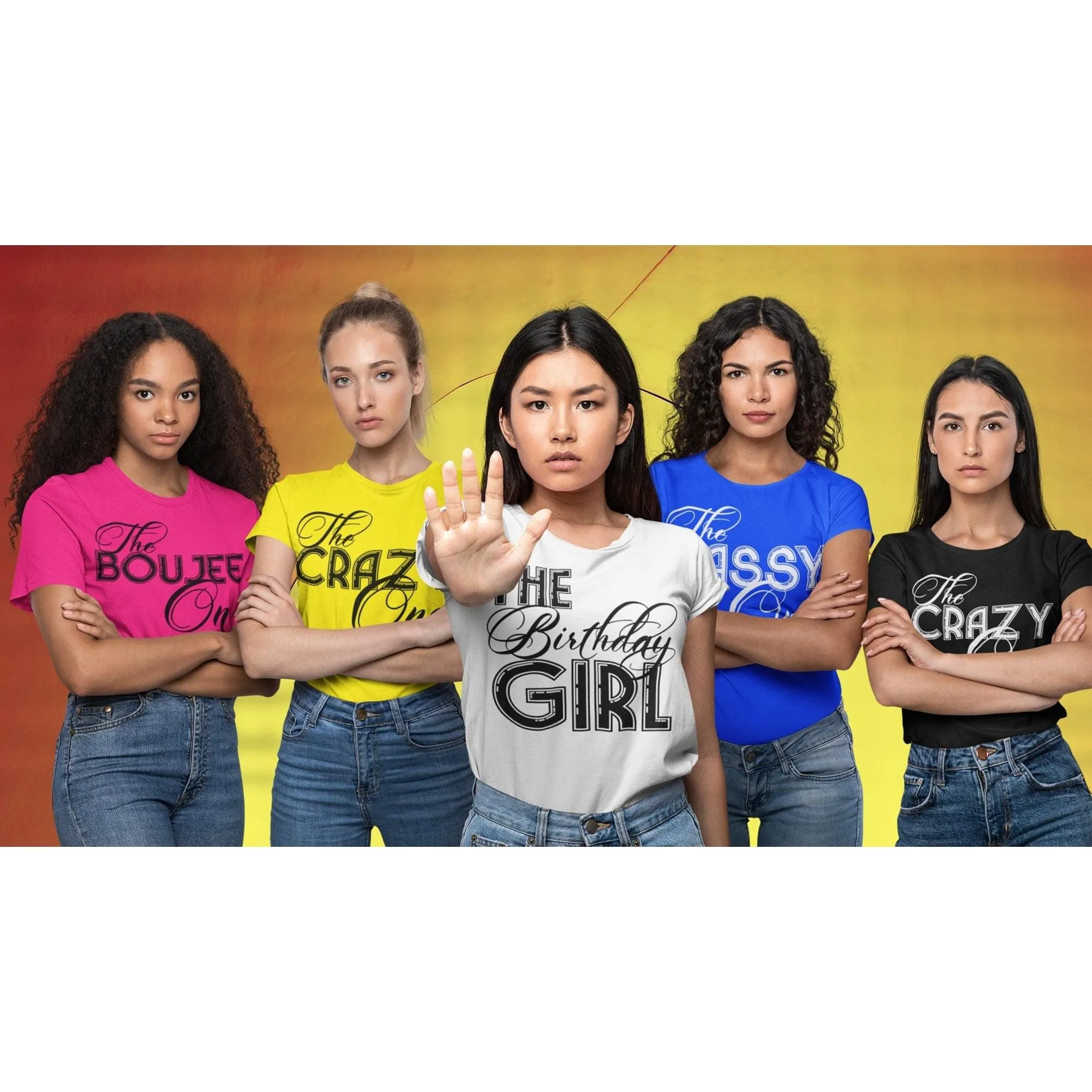 Birthday Party Shirts, Birthday Girl, Birthday Entourage, birthday squad shirts