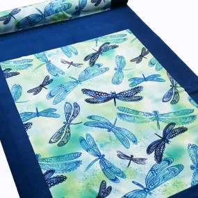 Blue Dragonflies Printed Polar Fleece Design 181 - 1.85M Panel