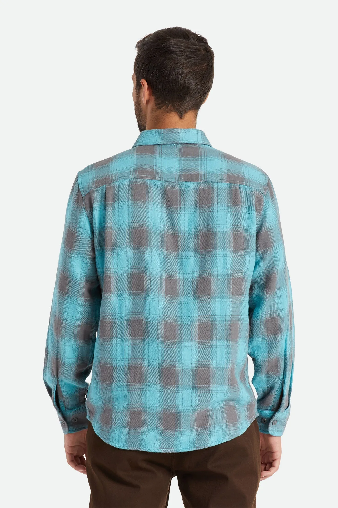 Bowery Soft Weave L/S Flannel - Blue Mirage
