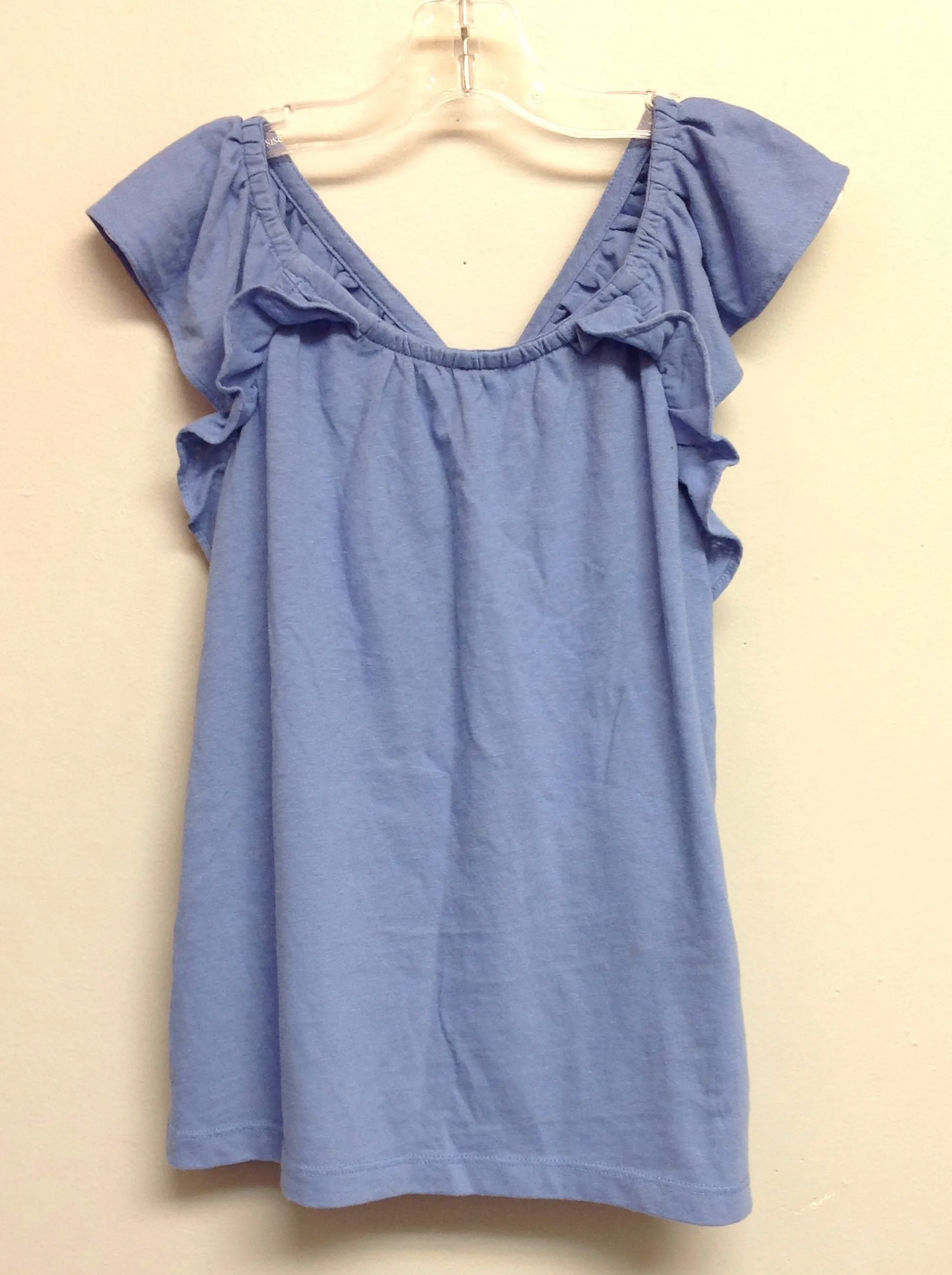 Crew Cuts Size 8 Blue Cotton Big Girls Tees/Polos/Tunics