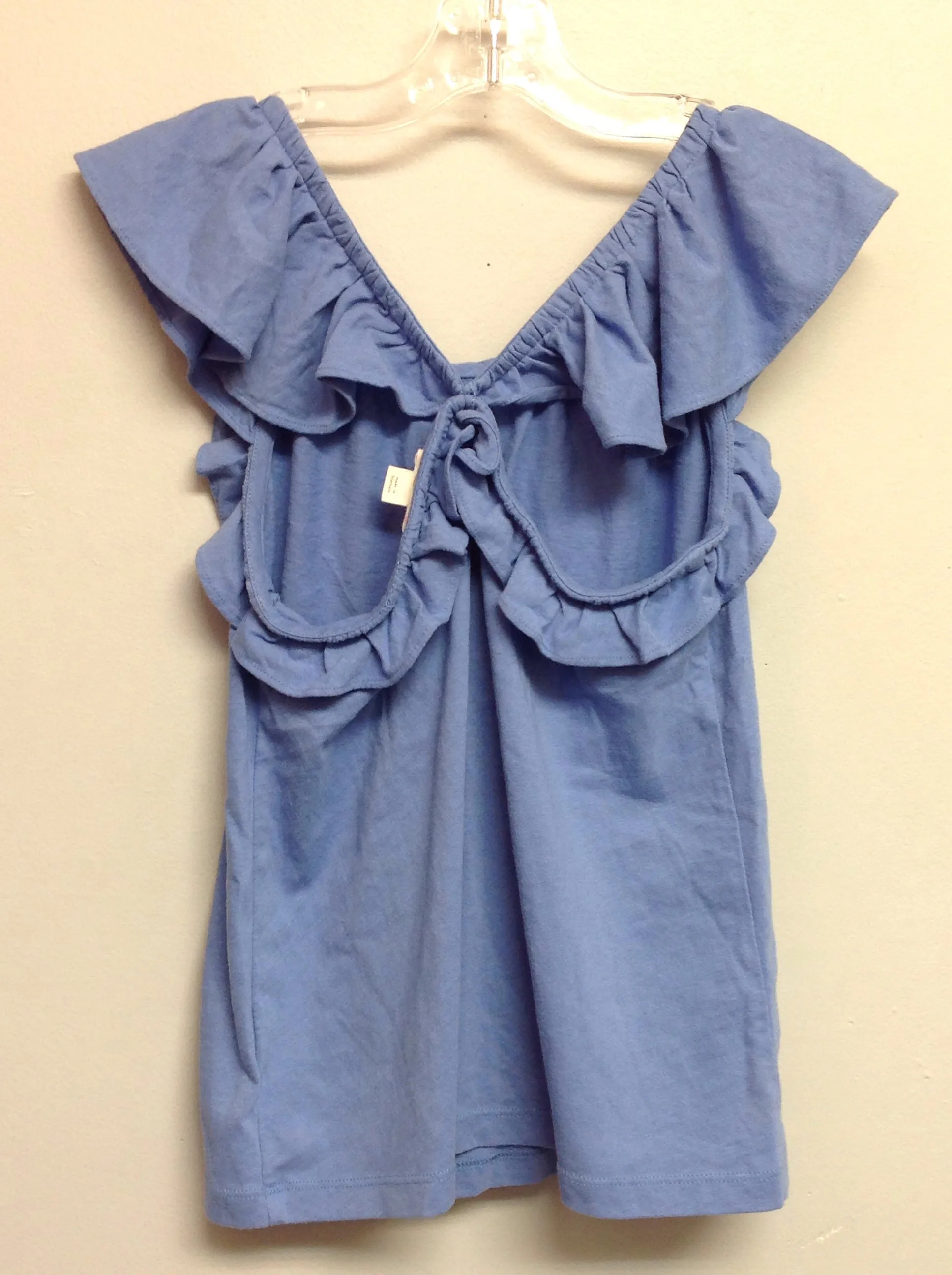 Crew Cuts Size 8 Blue Cotton Big Girls Tees/Polos/Tunics