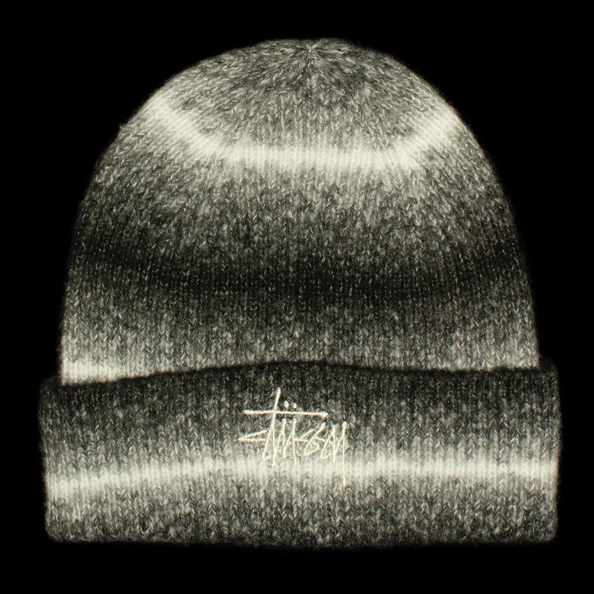 Cuff Beanie Knit Stripe
