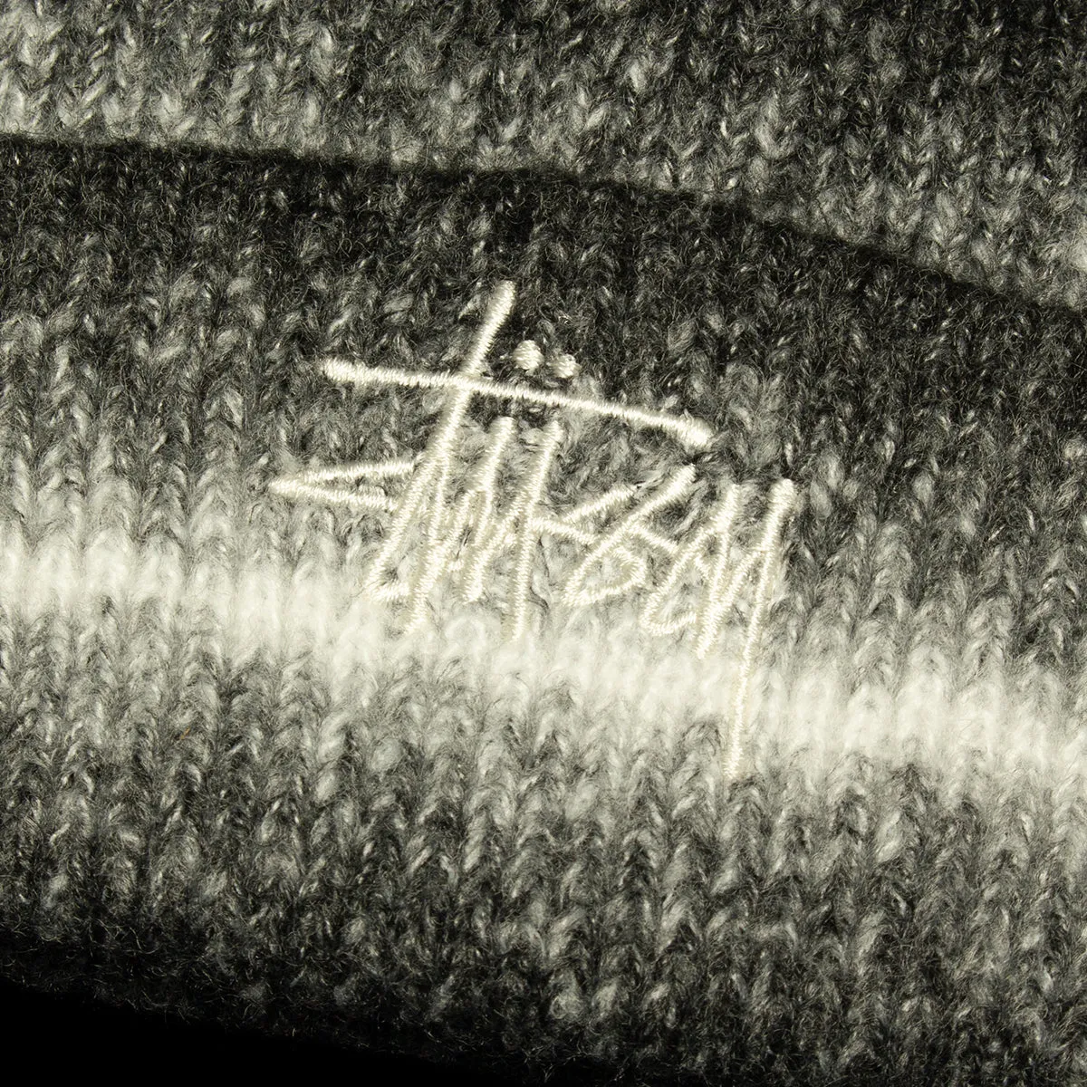 Cuff Beanie Knit Stripe