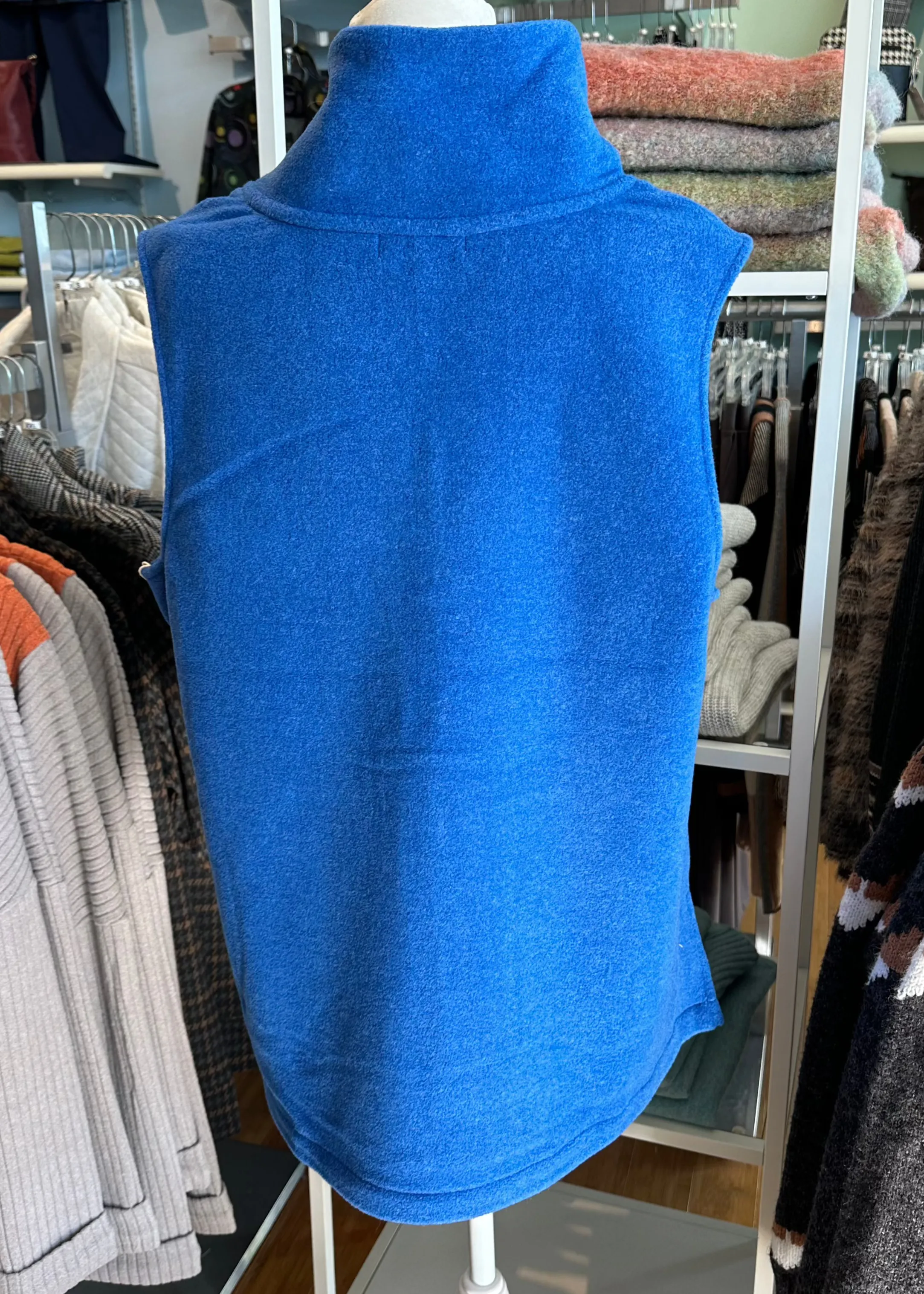 Escape Fleece Zip Front Vest-50% OFF