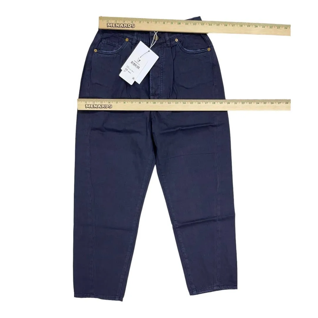 Free People x Sandrine Rose Wide Leg Pants Jeans Buckle Size 26 New