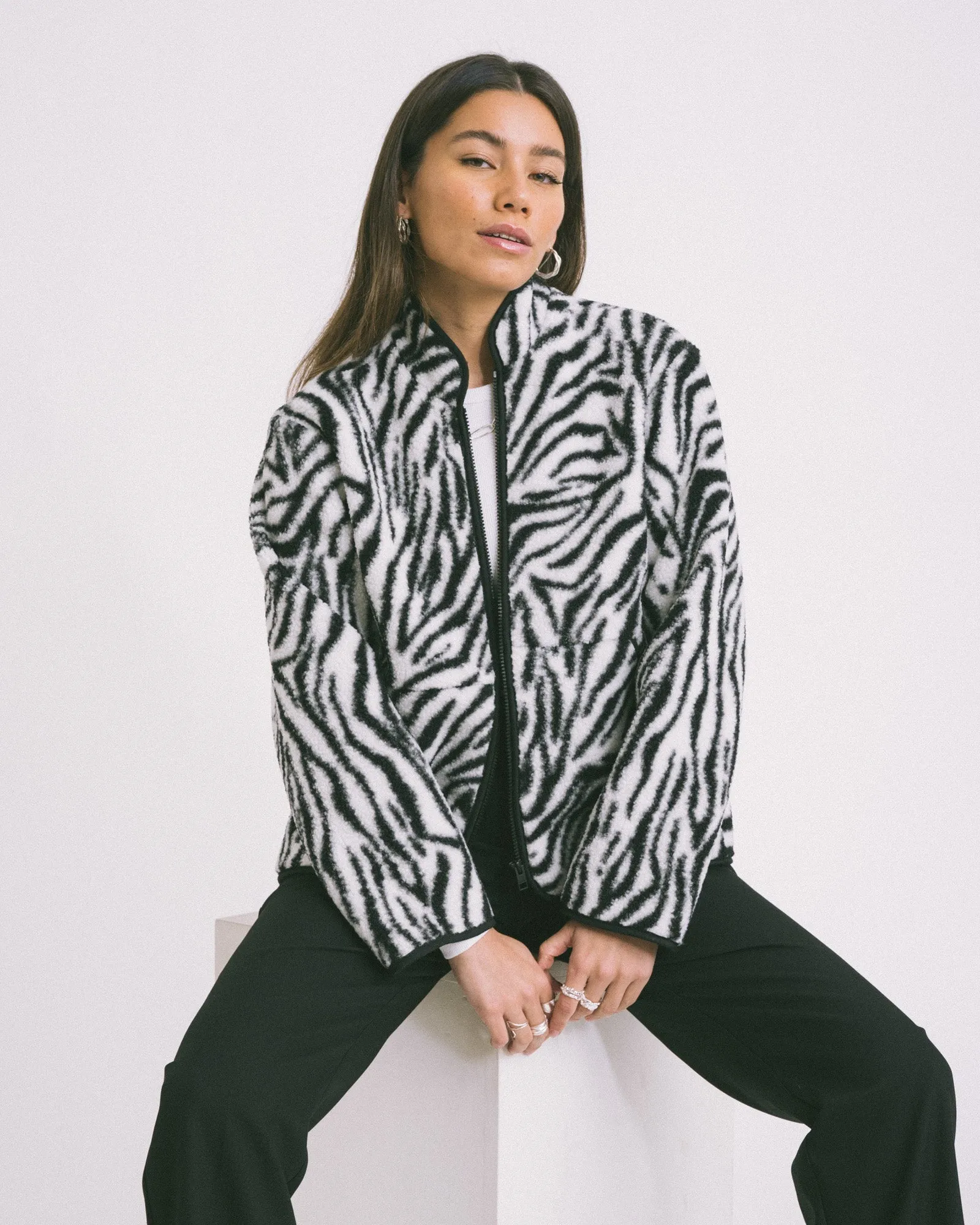 Joe Teddy Jacket Zebra