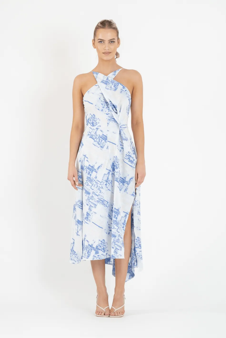LAYLA MIDI IN AURORA PRINT