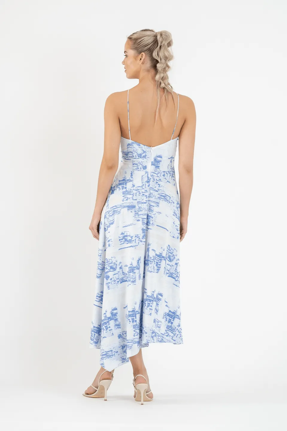 LAYLA MIDI IN AURORA PRINT