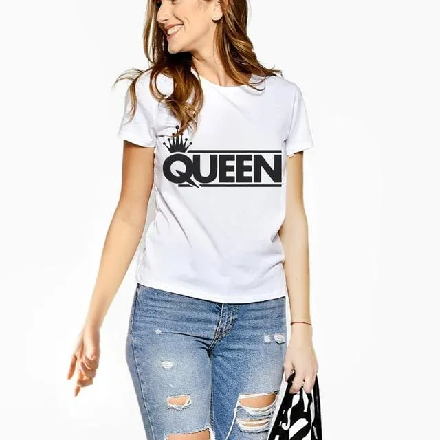 Matching shirts Large crown for couples