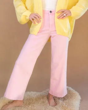 Meg Wide Leg - Pink