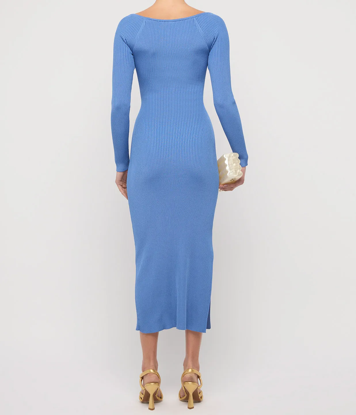 Melissa Knit Dress in Glacier