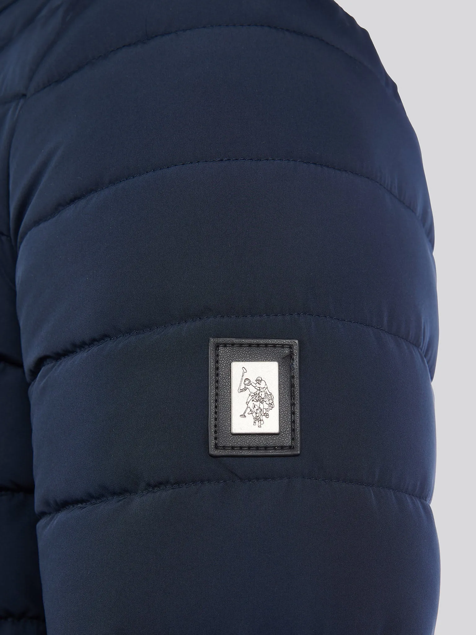 Mens Lightweight Quilted Collared Jacket in Dark Sapphire Navy