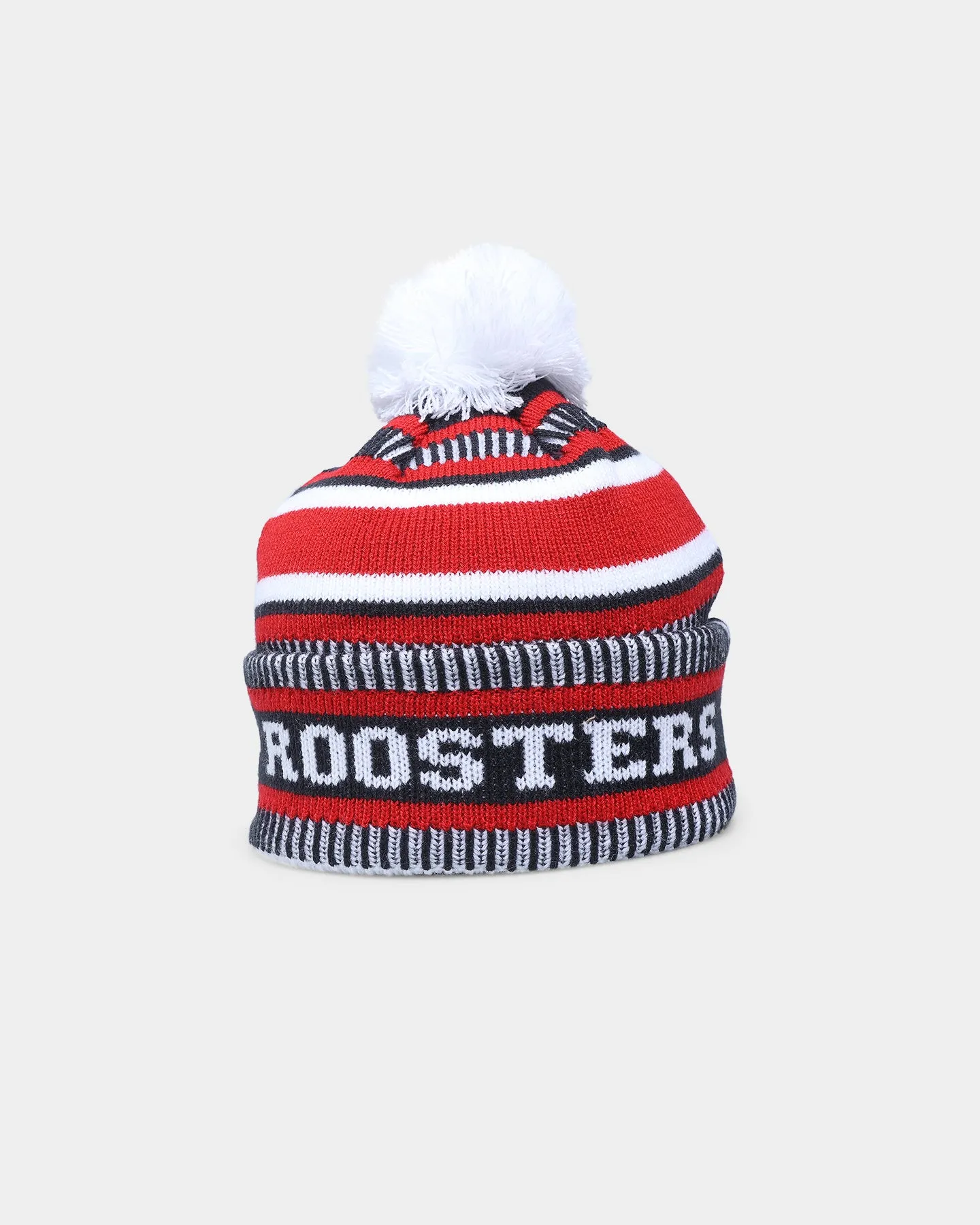 New Era Sydney Roosters NRL Kick Off 2022 Pom Wordmark Beanie Red