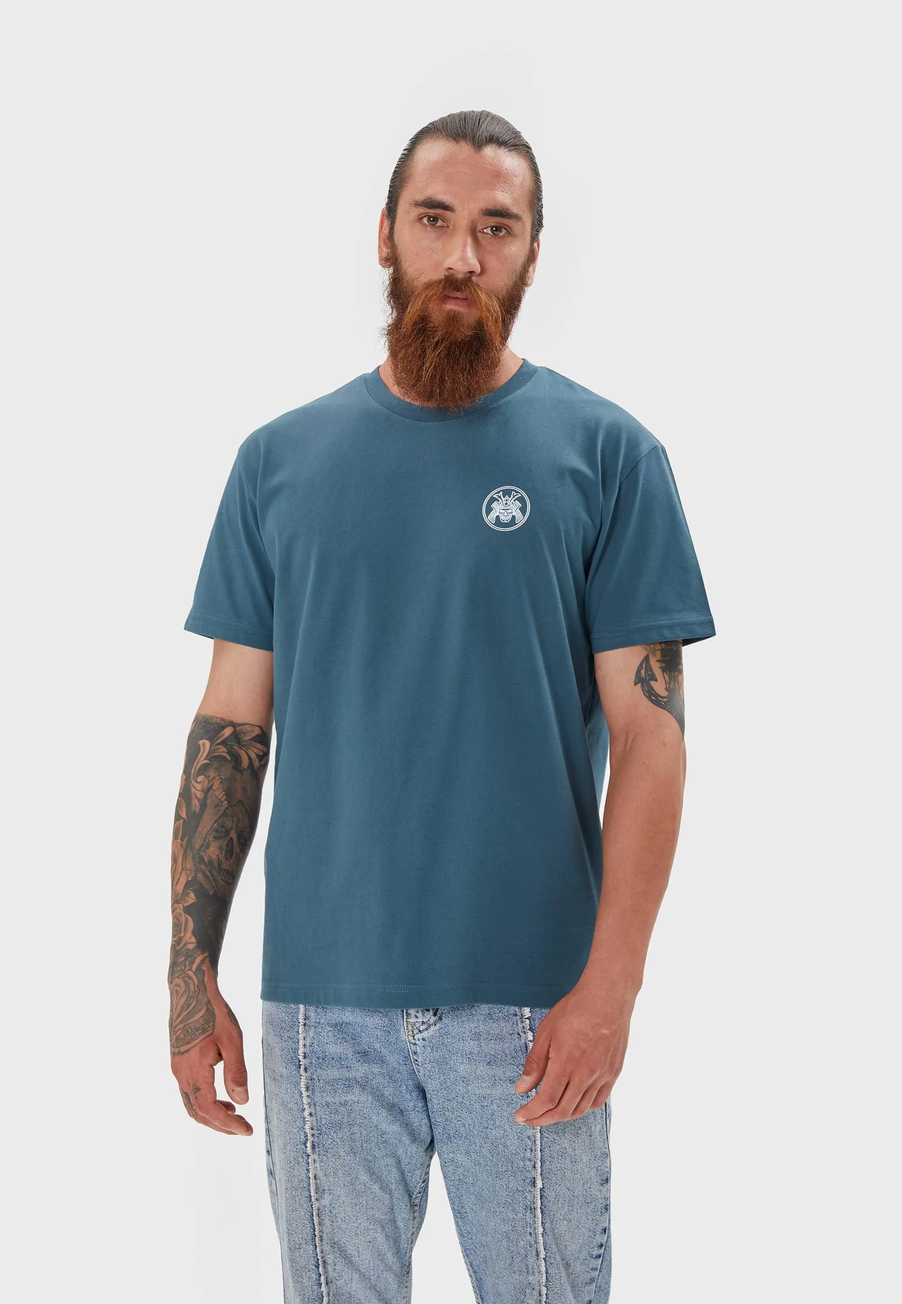 Oldskull Basic Samurai T-Shirt Dark Green