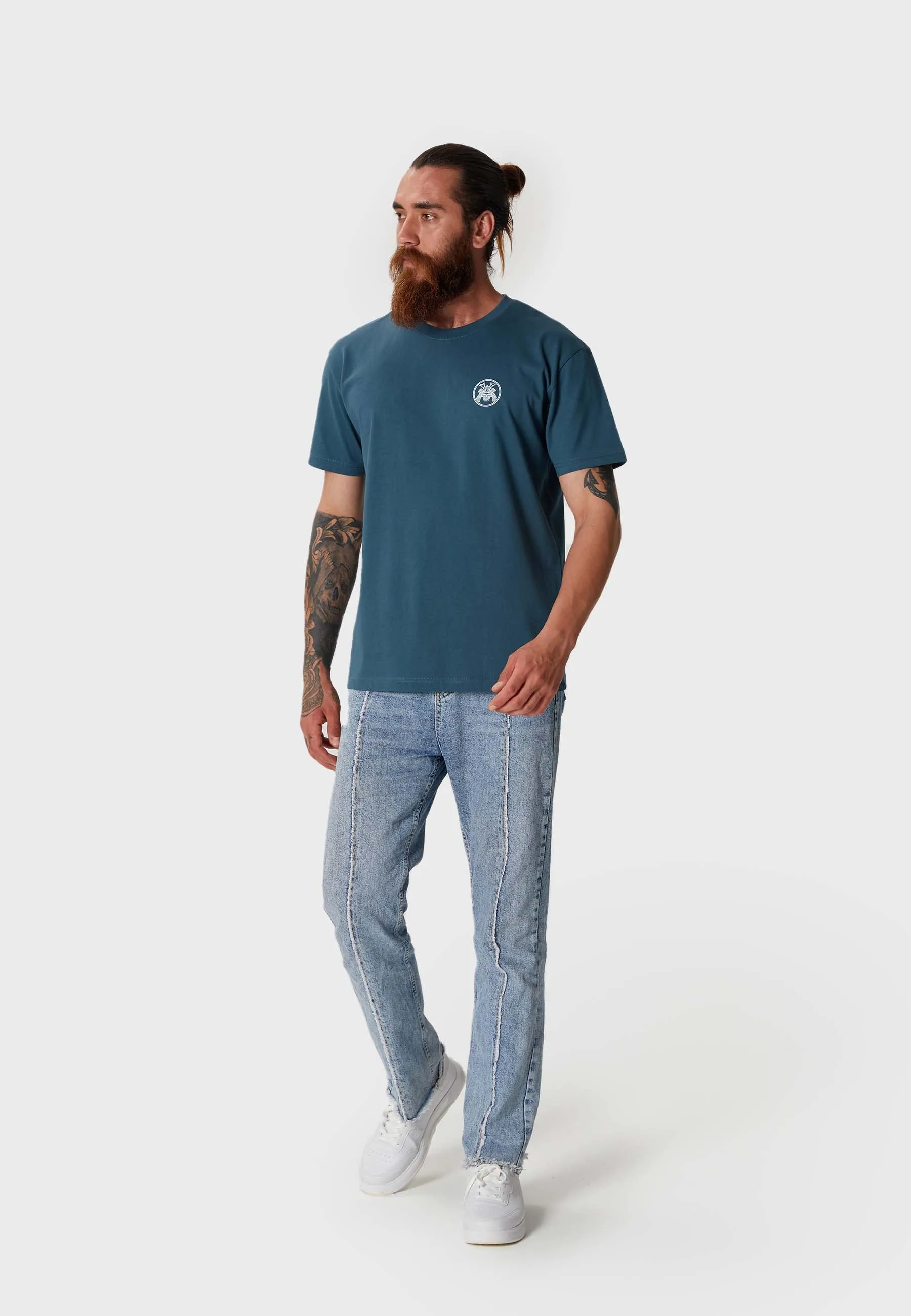 Oldskull Basic Samurai T-Shirt Dark Green