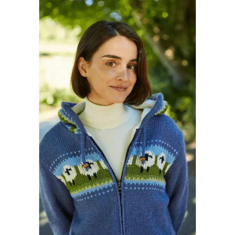 Pachamama Flock Of Sheep Wool Hoody