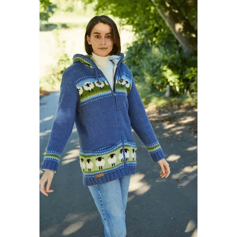 Pachamama Flock Of Sheep Wool Hoody