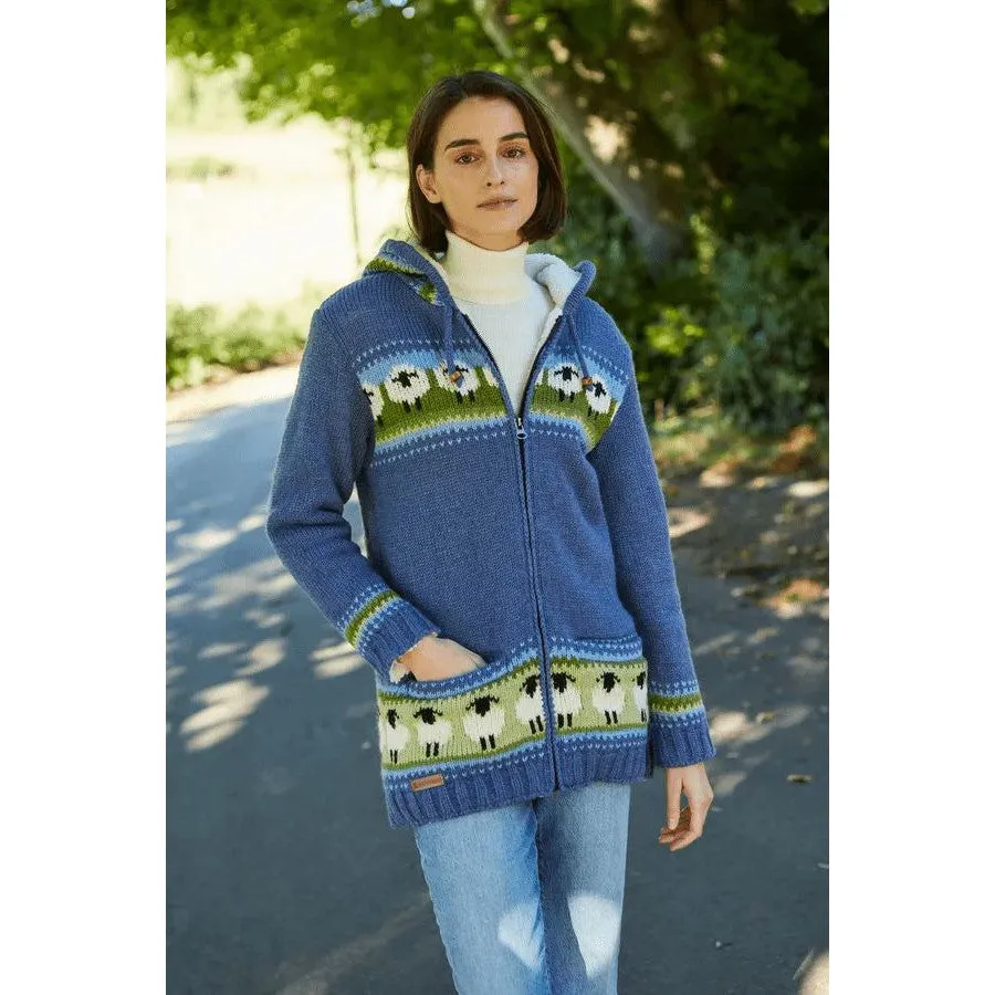 Pachamama Flock Of Sheep Wool Hoody