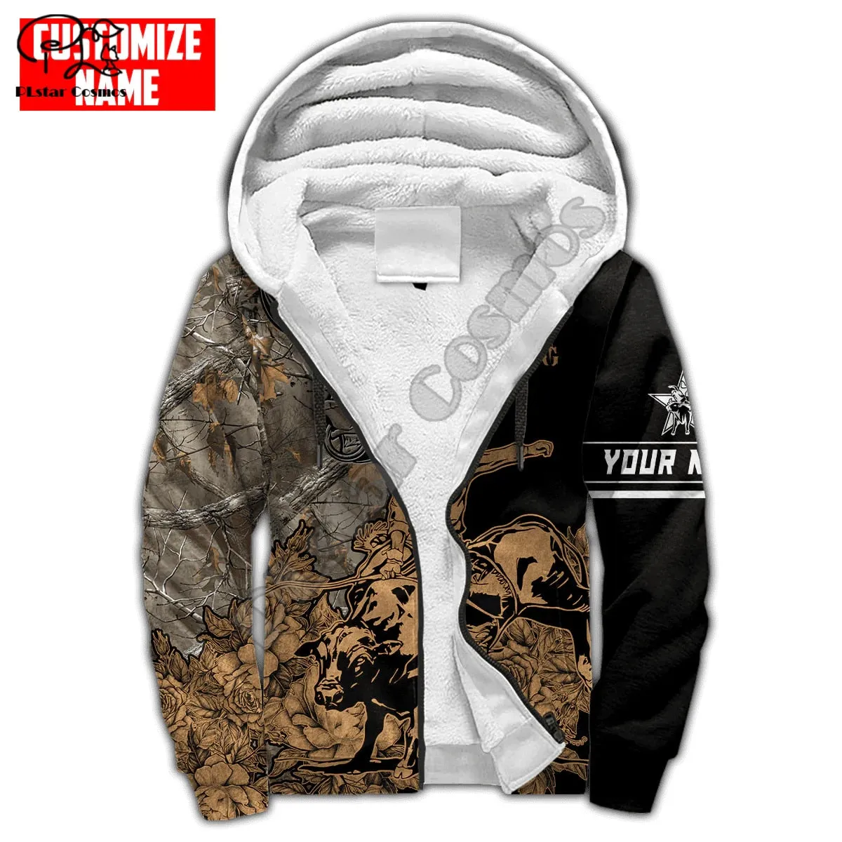 Rodeo Bull Riding Cowboy Tattoo 3DPrint Streetwear Jacket Hoodies