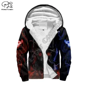 Rodeo Bull Riding Cowboy Tattoo 3DPrint Streetwear Jacket Hoodies
