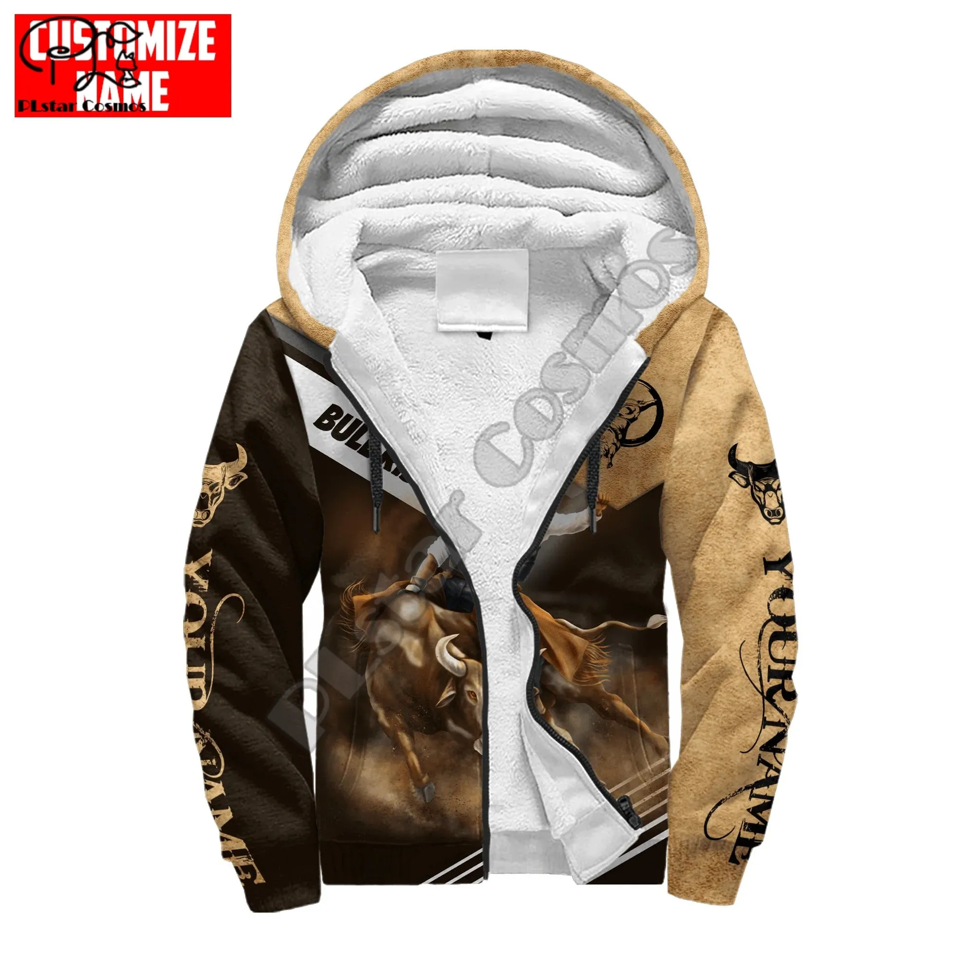 Rodeo Bull Riding Cowboy Tattoo 3DPrint Streetwear Jacket Hoodies