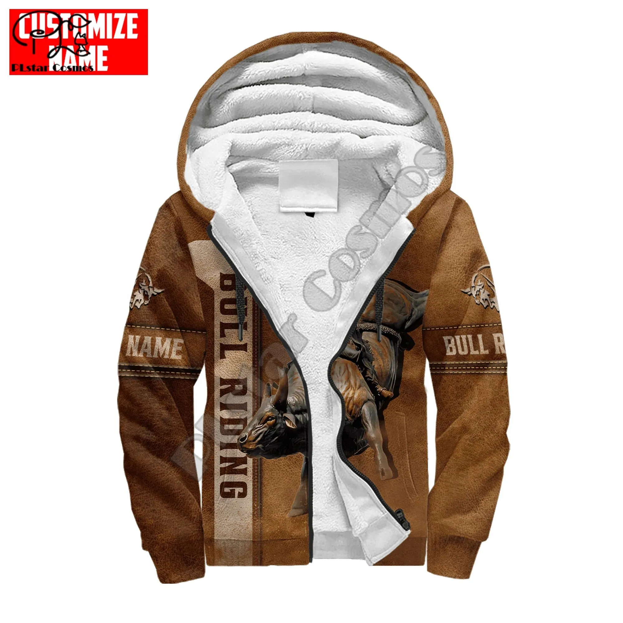 Rodeo Bull Riding Cowboy Tattoo 3DPrint Streetwear Jacket Hoodies