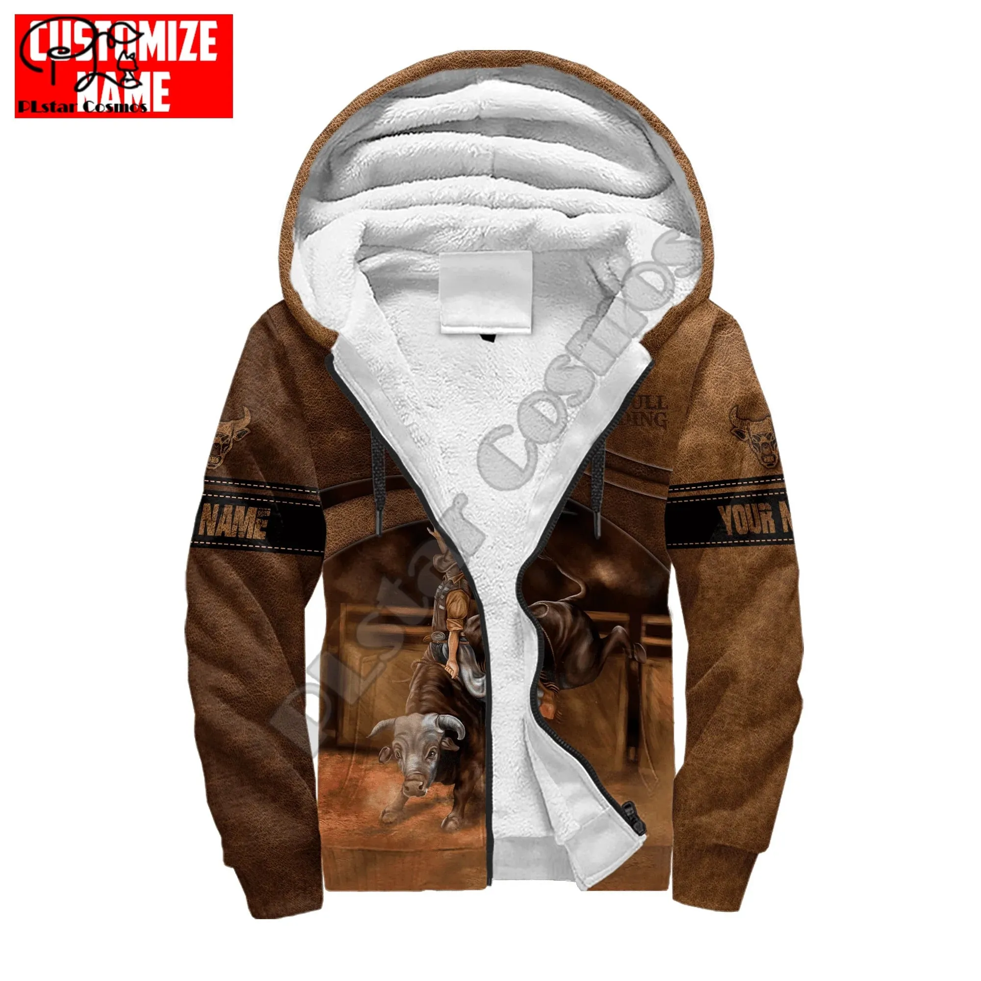 Rodeo Bull Riding Cowboy Tattoo 3DPrint Streetwear Jacket Hoodies