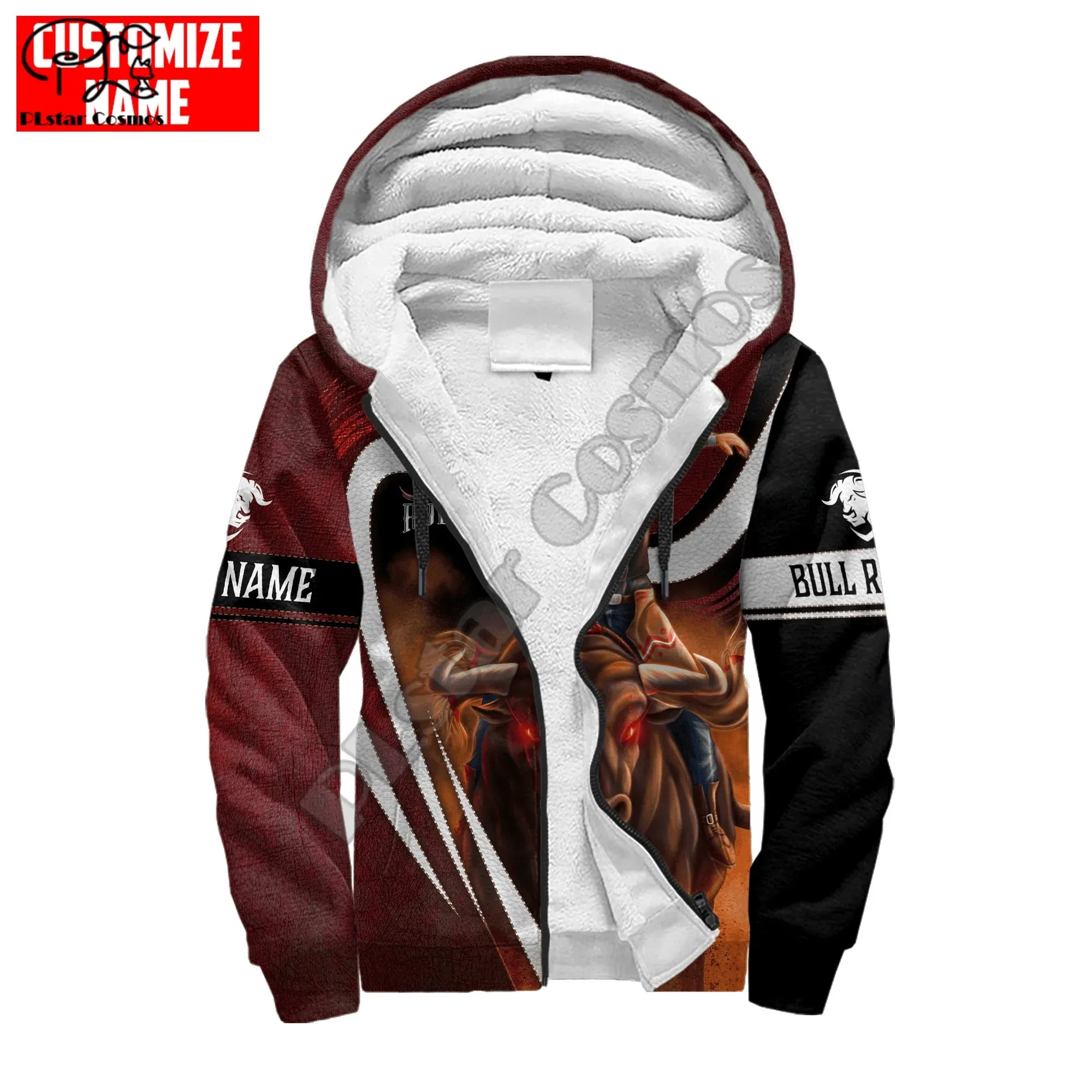 Rodeo Bull Riding Cowboy Tattoo 3DPrint Streetwear Jacket Hoodies