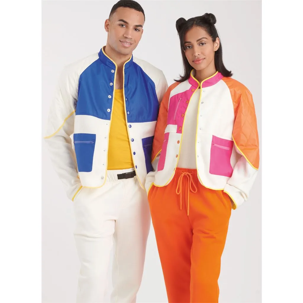 Simplicity Sewing Pattern S9896 Unisex Jacket In Two Lengths