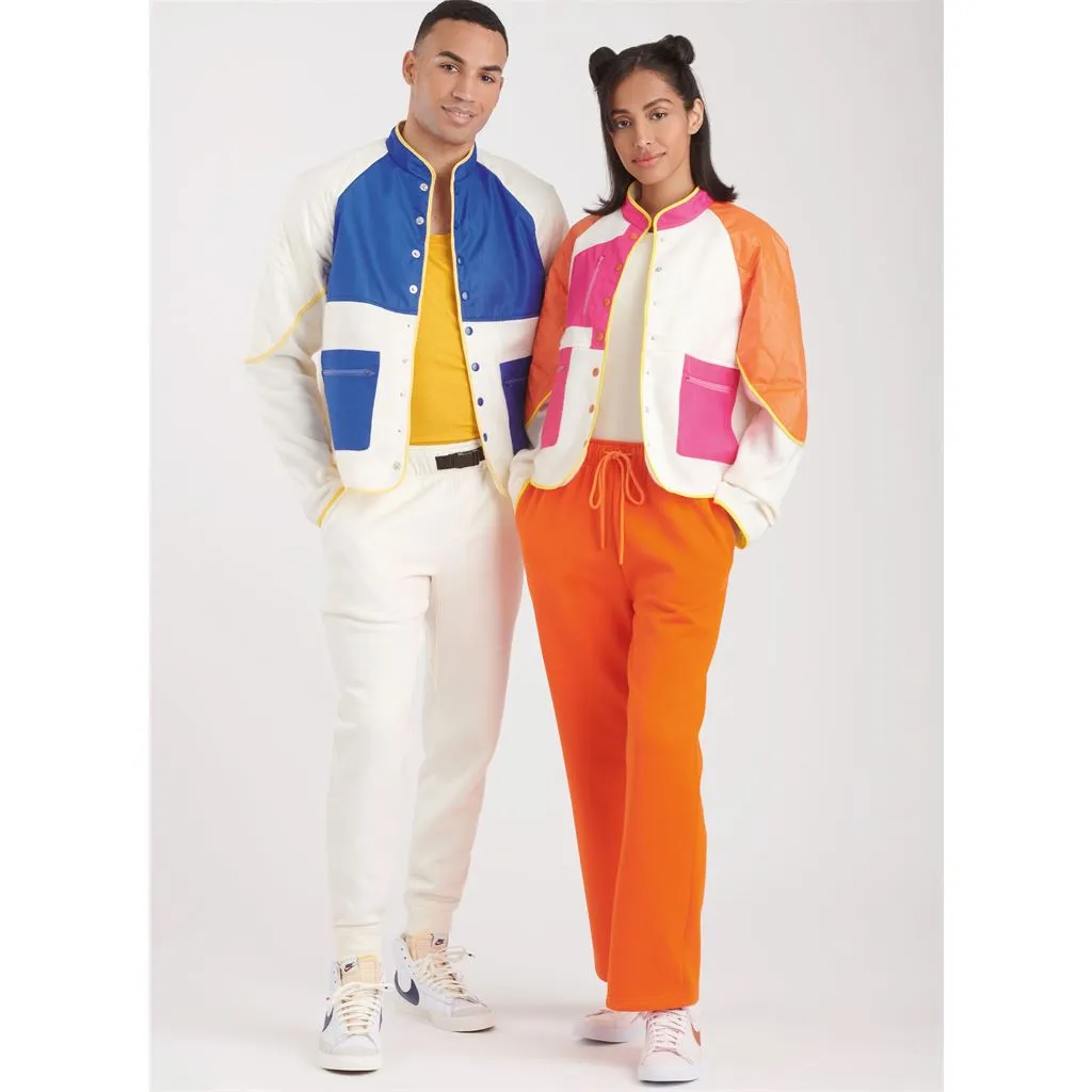 Simplicity Sewing Pattern S9896 Unisex Jacket In Two Lengths