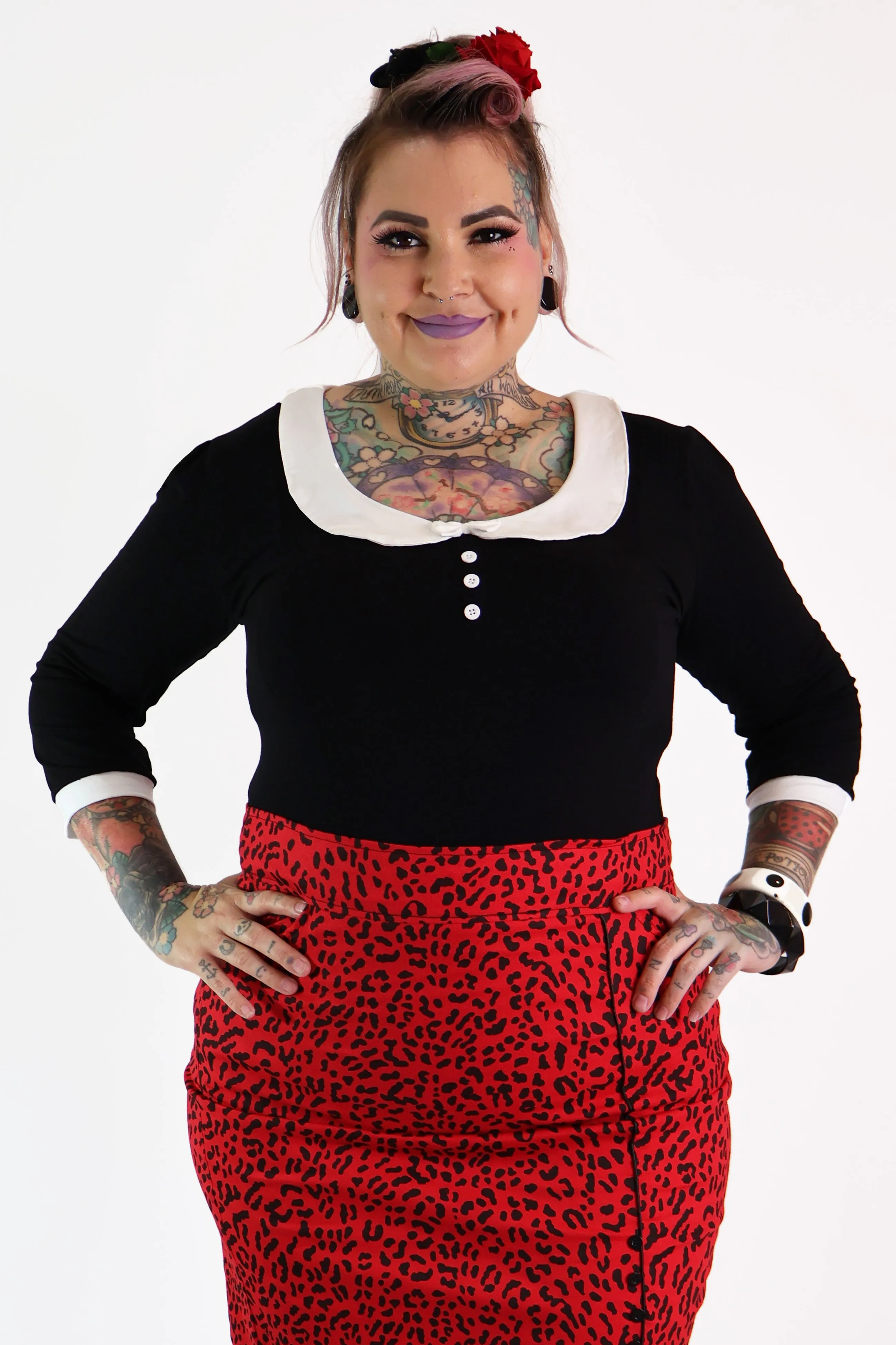 Wednesday Addams Top - Curvy