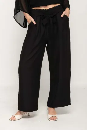 Wide Leg Pant  in Black
