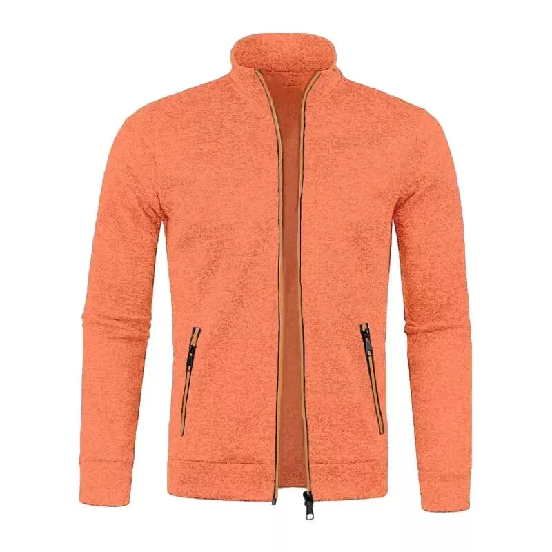 Winter Men's Fleece Thicker Sweater Coat Half Zipper Turtleneck Warm New   139571